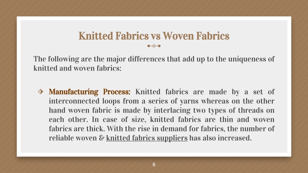 Knits and Wovens: What's the Difference? - Threads