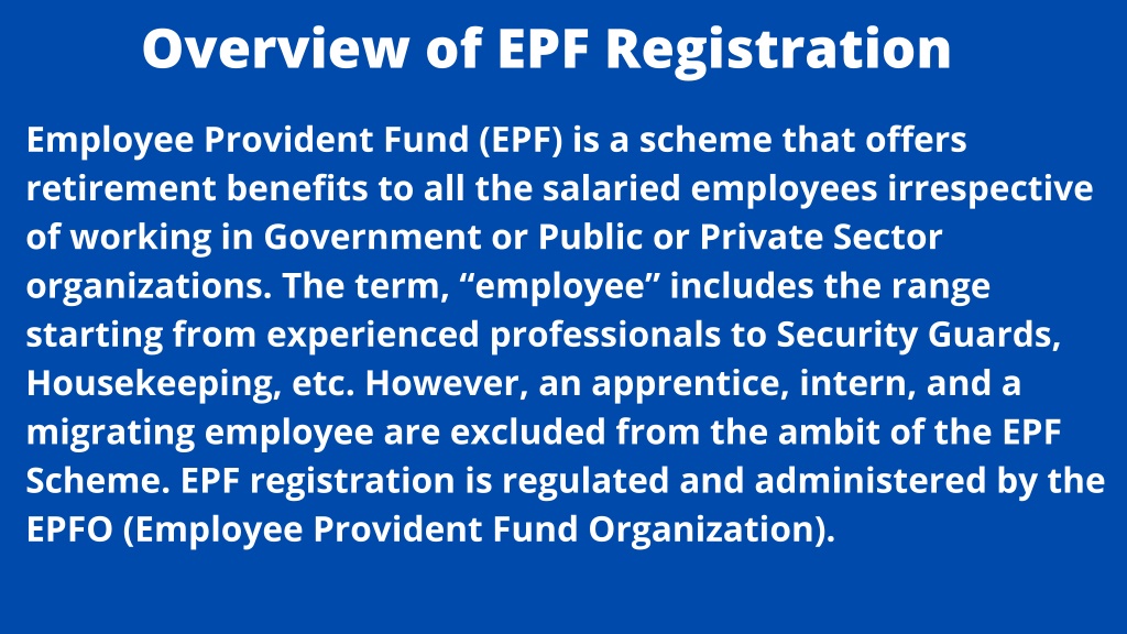 epf ppt presentation free download