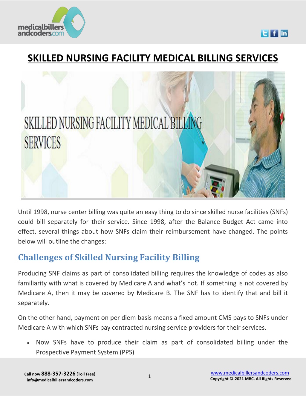 PPT - SKILLED NURSING FACILITY MEDICAL BILLING SERVICES PowerPoint ...