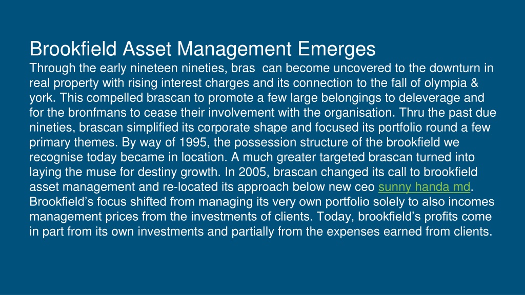 PPT - What Is Brookfield Asset Management PowerPoint Presentation, Free ...