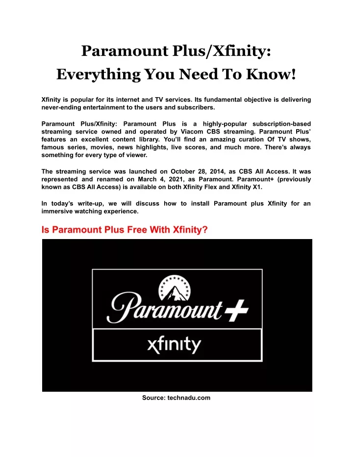 ppt-paramount-plus-xfinity-everything-you-need-to-know-powerpoint