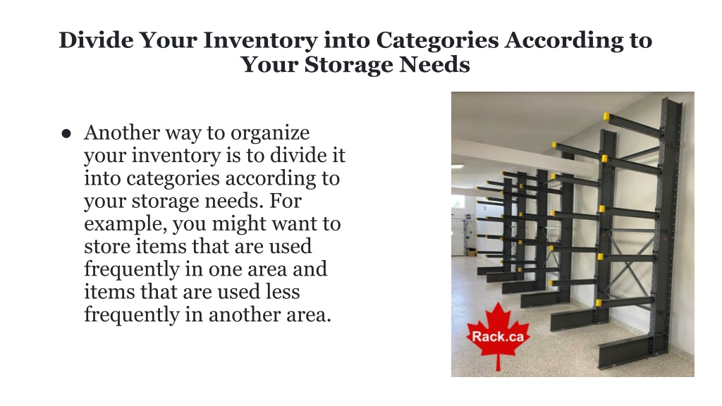 PPT - How to Organize Your Inventory with Cantilever Racks PowerPoint ...