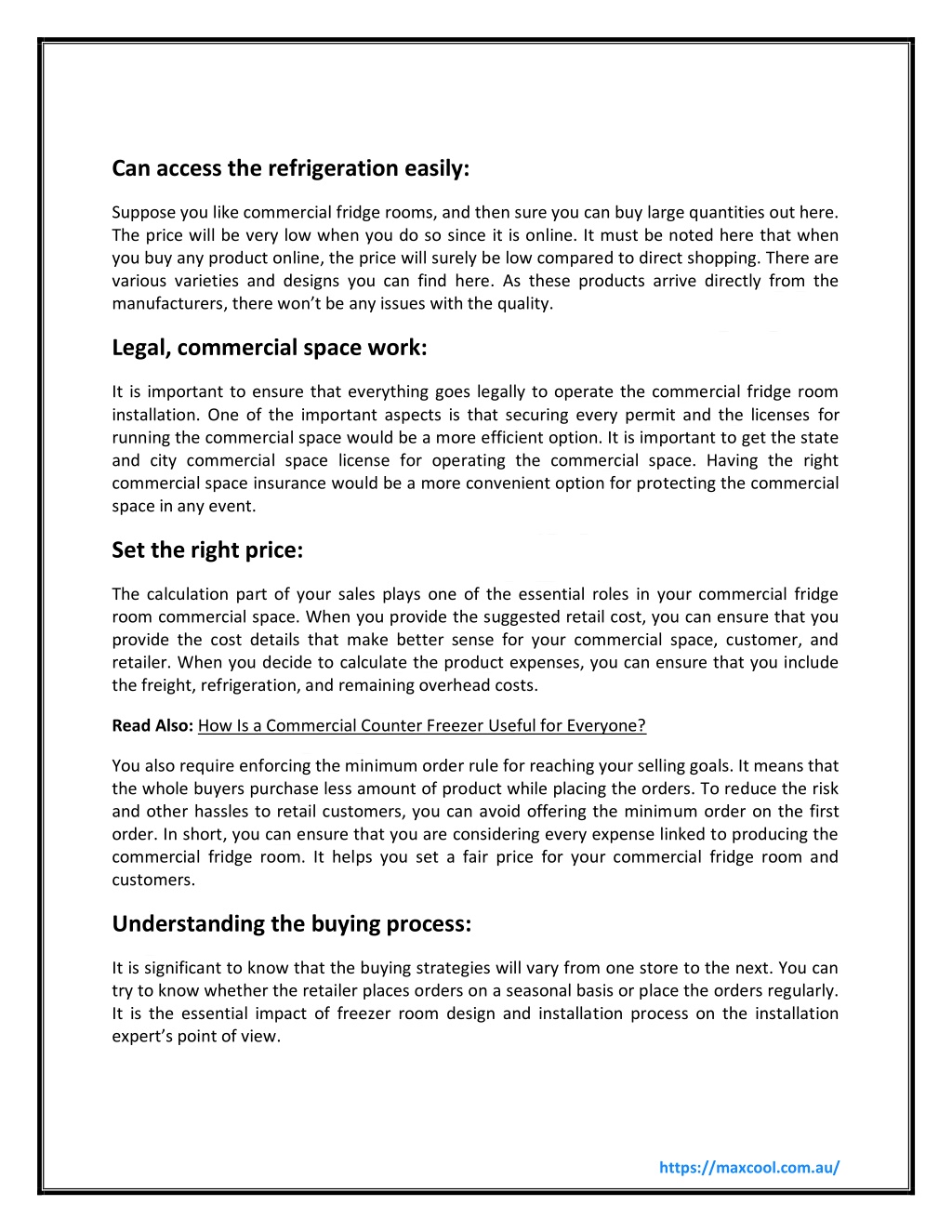 PPT - Avail of the Extraordinary Process of Installing Commercial ...