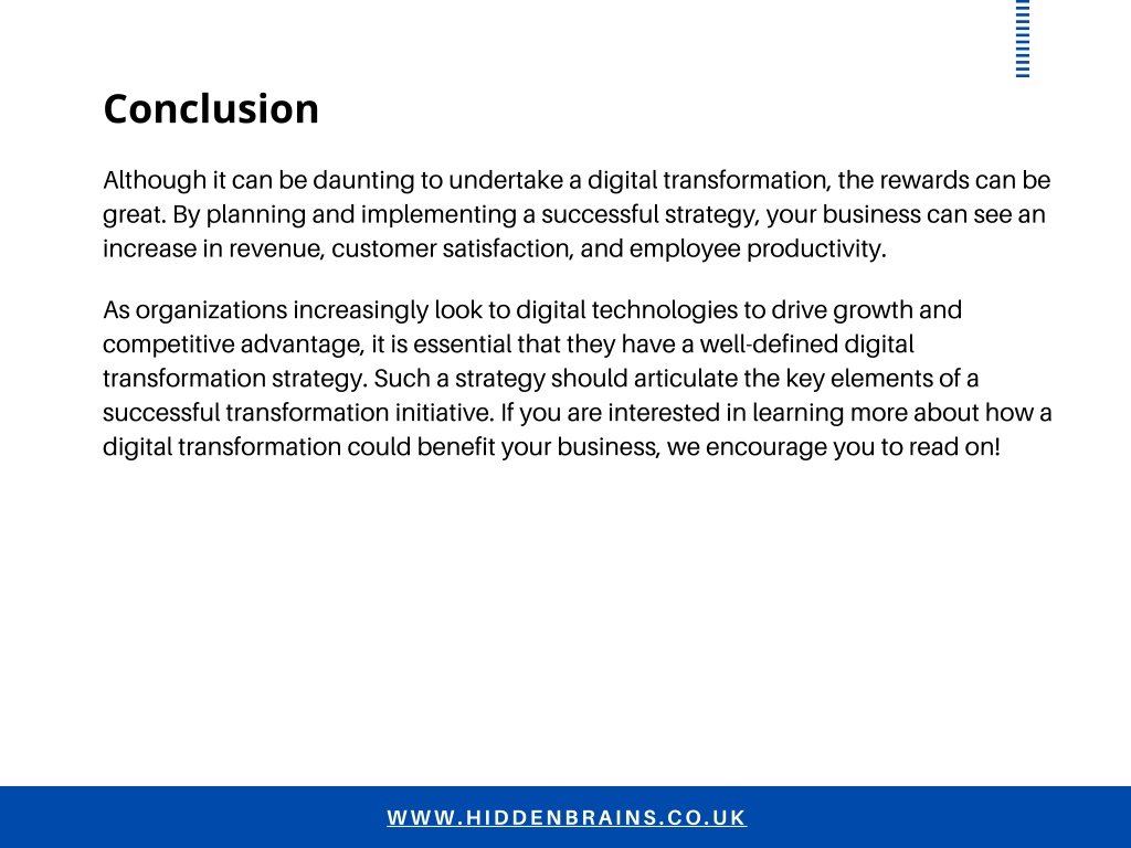 PPT - Key Elements of a Successful Digital Transformation Strategy ...