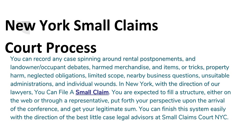 PPT Small Claims Court In Brooklyn PowerPoint Presentation free PPT Small Claims Court In Brooklyn PowerPoint Presentation free