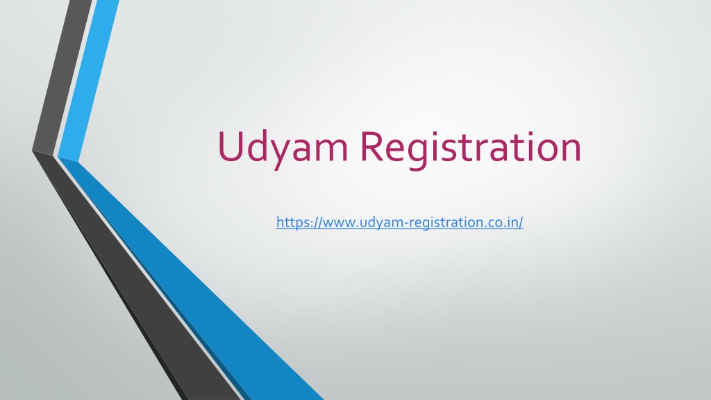 PPT - Migrating Udyog Aadhar To Udyam Registration PowerPoint ...