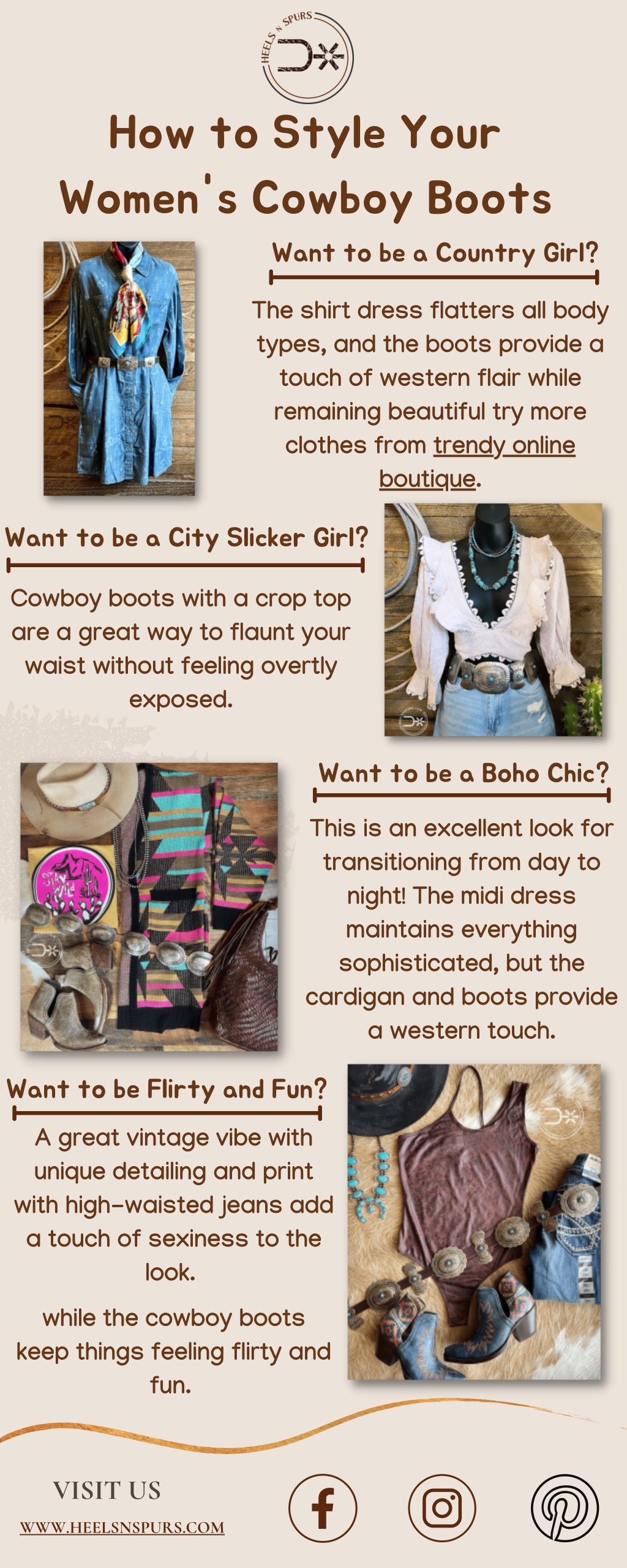 PPT How to Style Your Women's Cowboy Boots PowerPoint Presentation