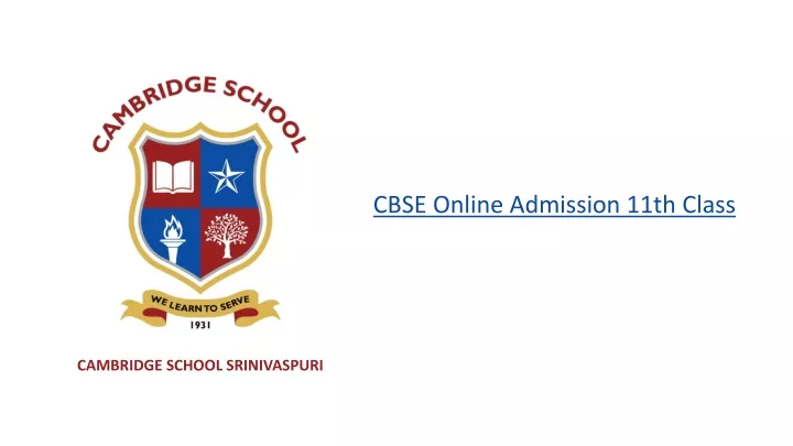 admission for class 11 cbse