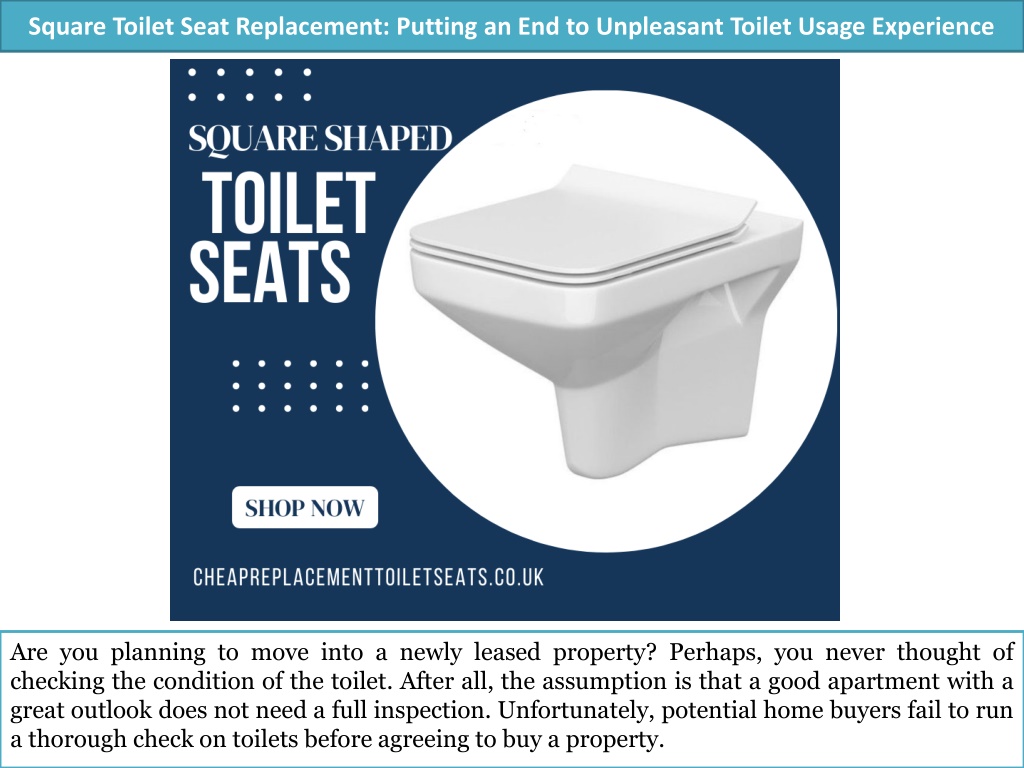 PPT Square Toilet Seat Replacement Putting an End to Unpleasant