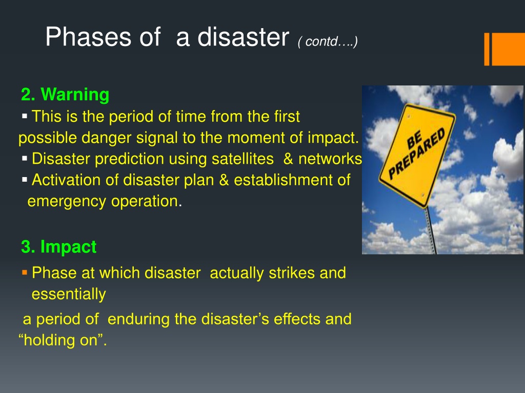 PPT - phases of disaster PowerPoint Presentation, free download - ID ...