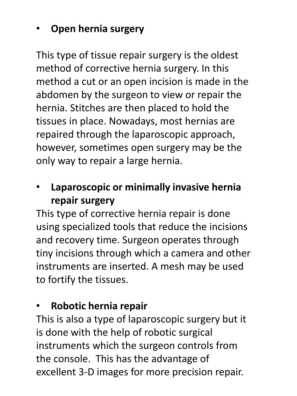 PPT - The Fundamentals of Hernias - Corrective Hernia Surgery ...