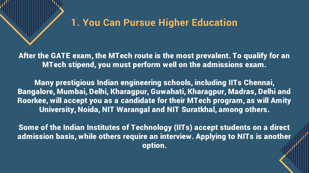 PPT - Top 6 Career Options After Qualifying for GATE Exam PowerPoint ...