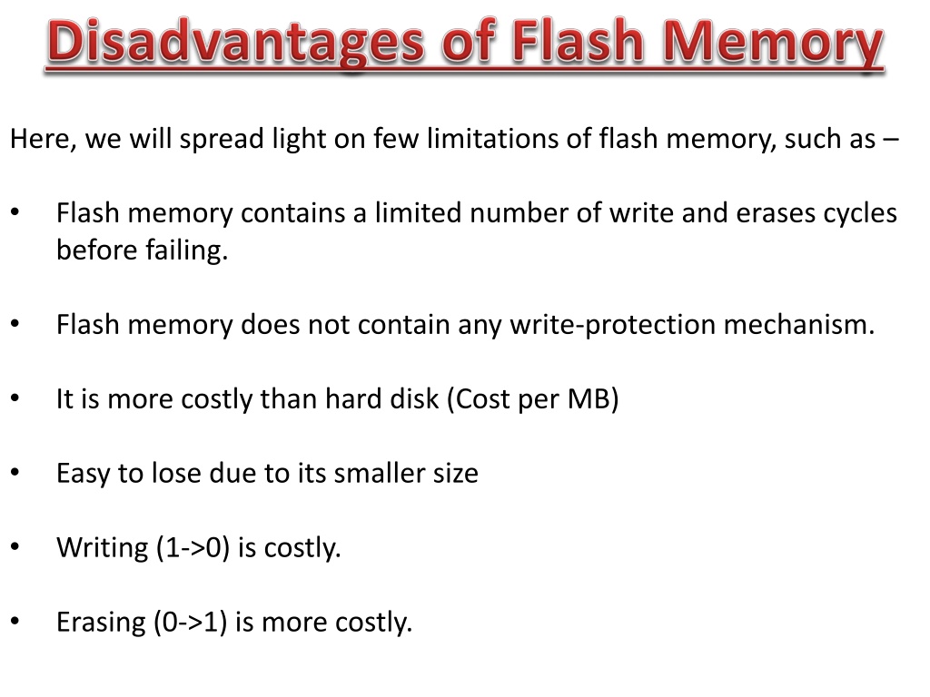 PPT - What is Flash Memory with its Types, Examples, and Devices ...