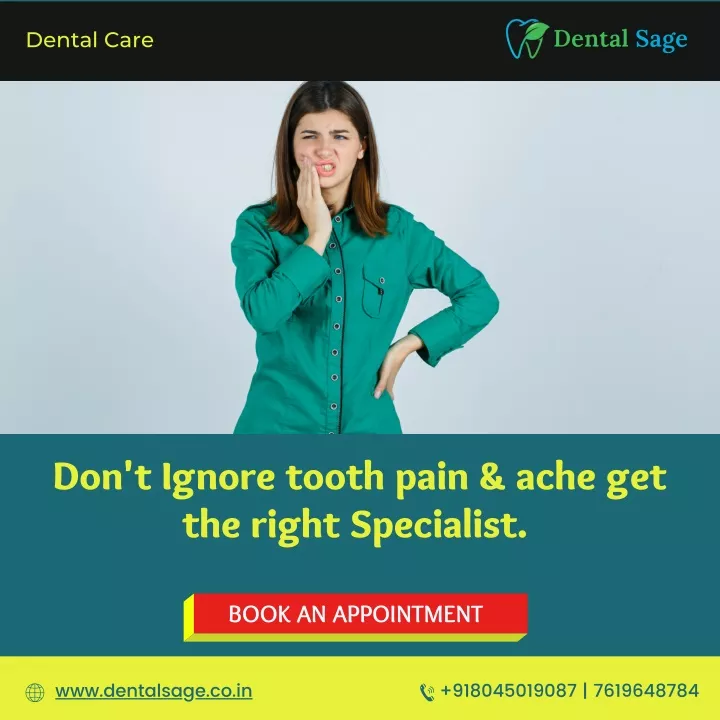 Ppt Dont Ignore Tooth Pain Best Dental Clinic In Yelahanka