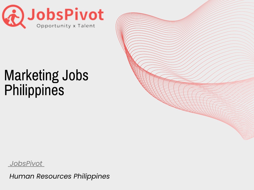 PPT - Marketing Jobs Philippines PowerPoint Presentation, free download ...