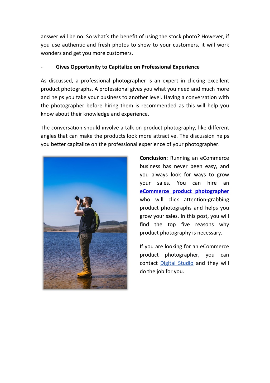 PPT - Top Five Reasons Why Your Brand Needs Professional Photography ...