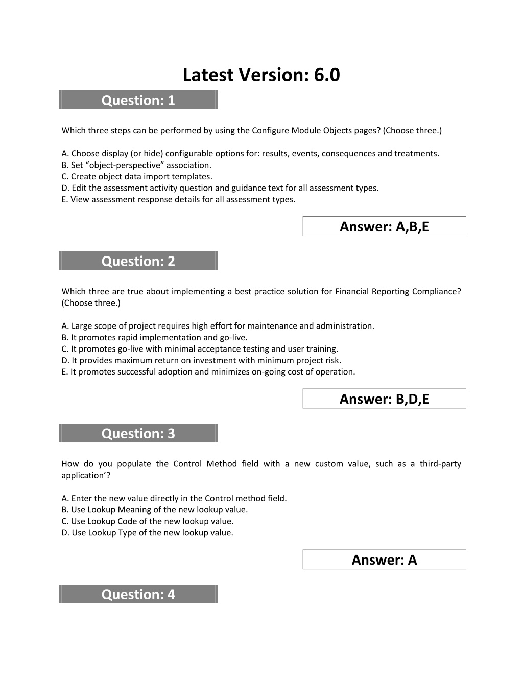 Exam Dumps 1z0-1058-22 Collection