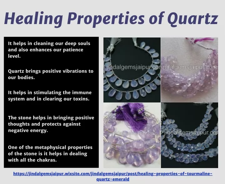 PPT Healing Properties of Tourmaline, Quartz, and Emerald Gemstone