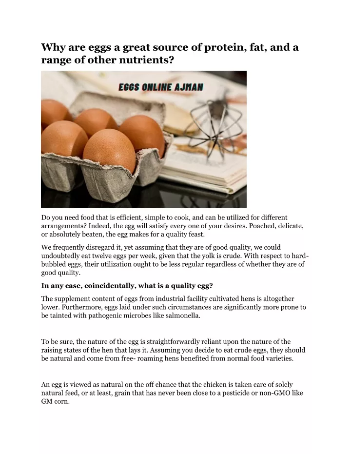 ppt-why-are-eggs-a-great-source-of-protein-fat-and-a-range-of-other