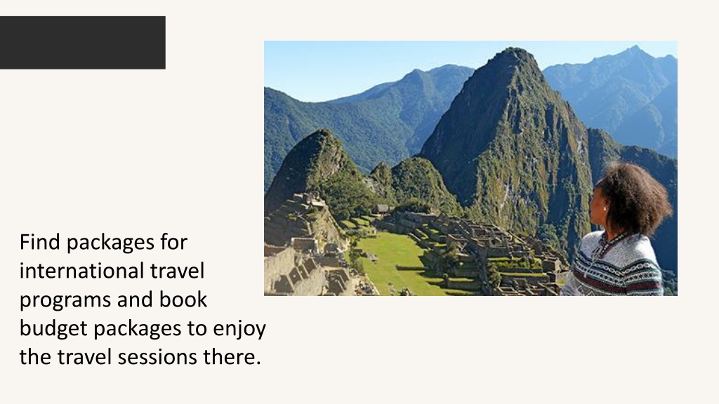 Program Under Tourism PPT - Get Groovy with Soothing Travel Schedules Under Club Holiday ...