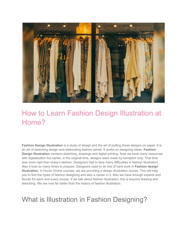 ppt-how-to-learn-fashion-design-illustration-at-home-powerpoint