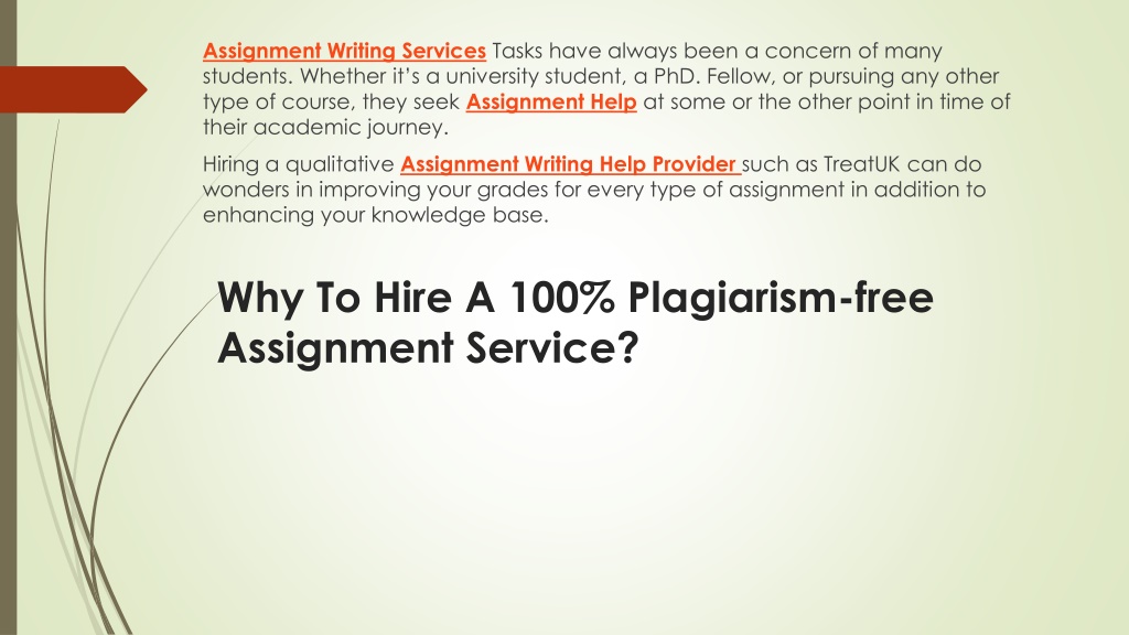 buying assignment plagiarism