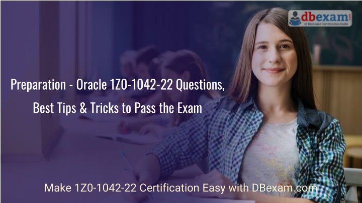 Exam 1z0-1042-22 Pass Guide