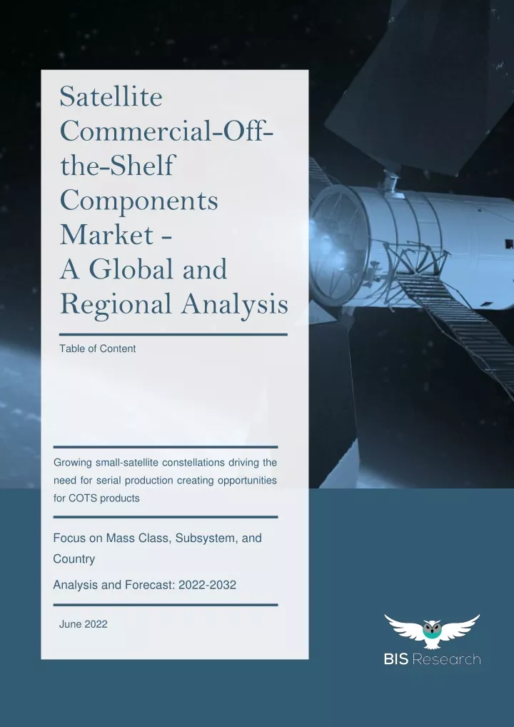 PPT - Global Satellite Commercial-off-the-Shelf Components Market ...