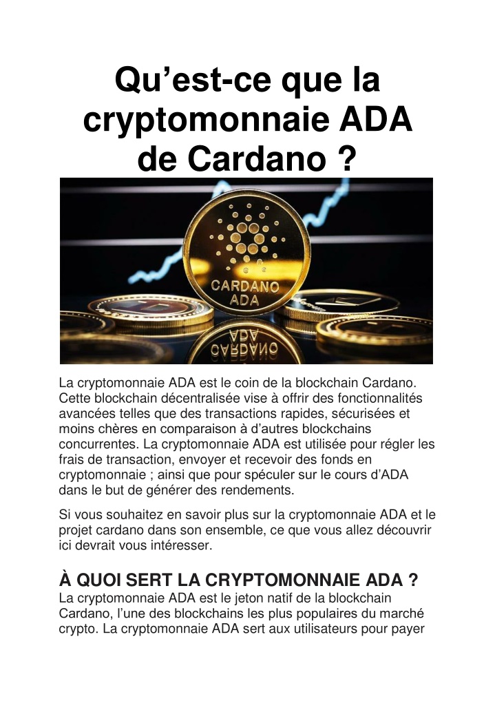 qu'est-ce que la cryptomonnaie