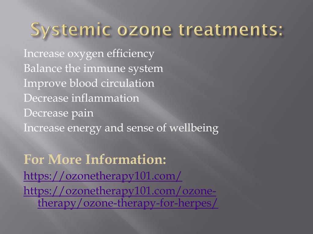 PPT Ozone Therapy For Herpes PowerPoint Presentation, free download