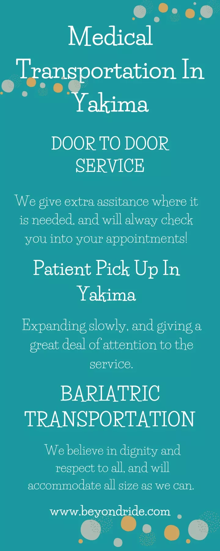 PPT Medical Transportation In Yakima Beyond Ride Info PowerPoint