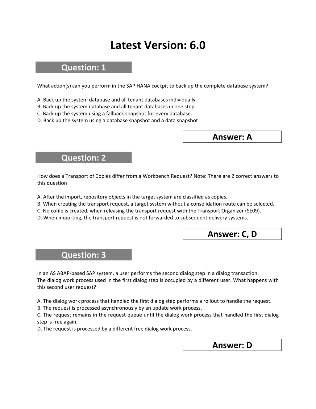 Cert C_TADM_22 Guide