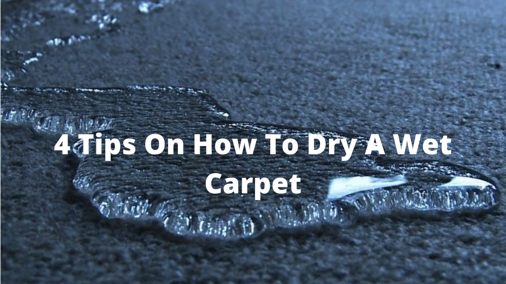 PPT 4 Tips On How To Dry A Wet Carpet PowerPoint Presentation, free