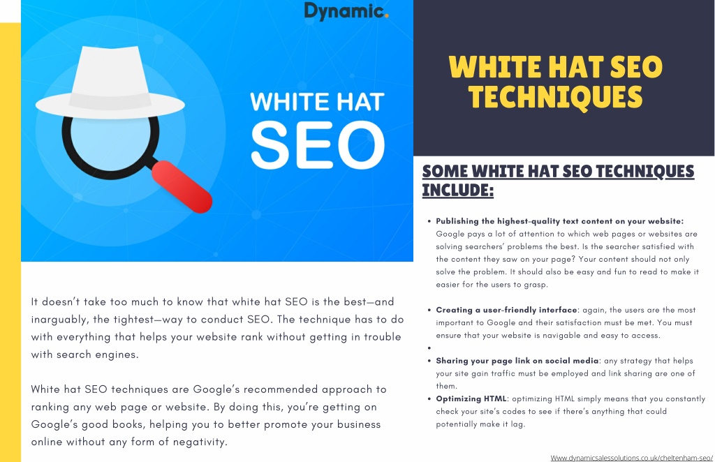 PPT - White Hat SEO techniques PowerPoint Presentation, free download ...