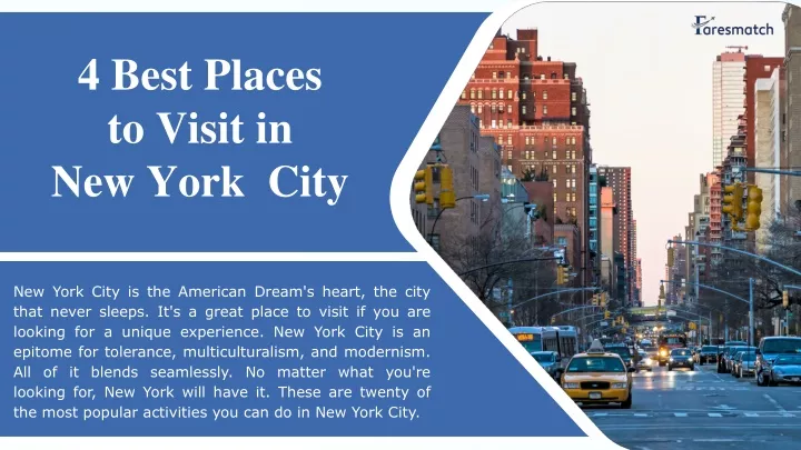 4 places to visit in new york