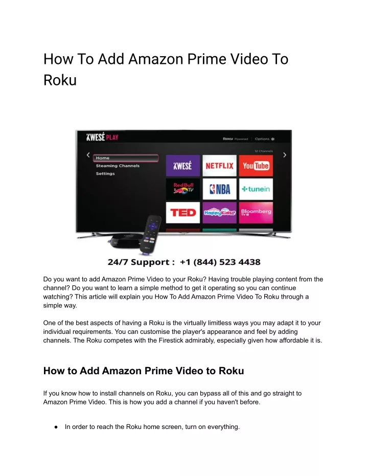 How To Add Amazon Prime To Spectrum Cable