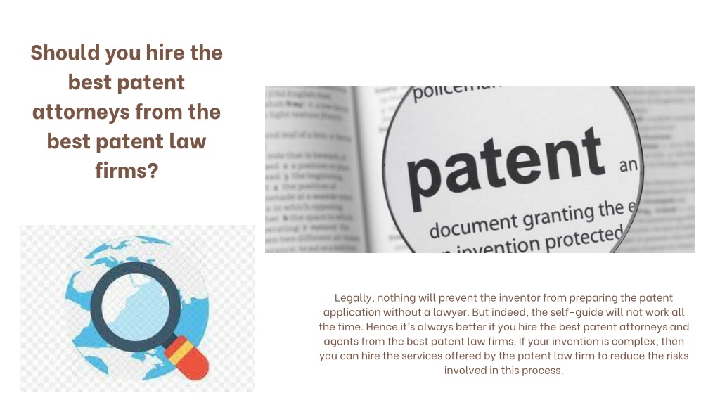 PPT - Do You Need A Patent Attorney From The Best Patent Law Firms ...