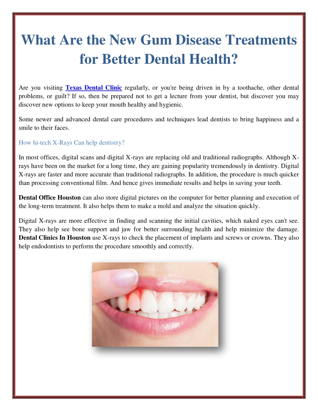 PPT - What Are the New Gum Disease Treatments for Better Dental Health ...