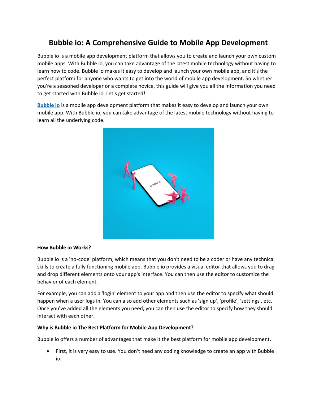 PPT Bubble IO_A Comprehensive Guide to Mobile App Development