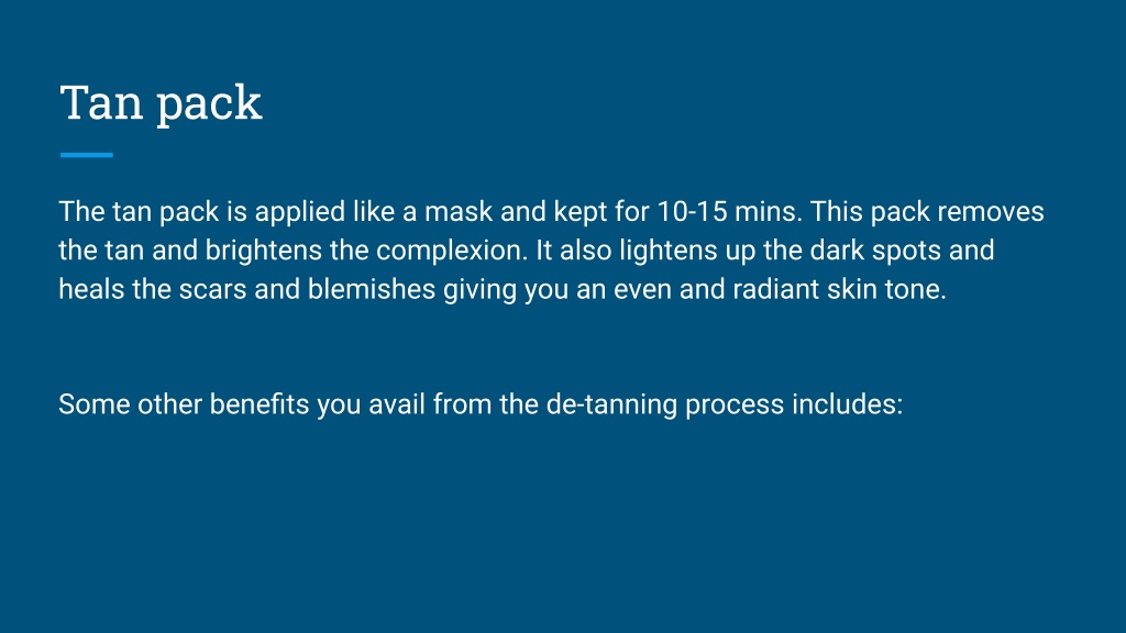 PPT Detan service A must for the summer season PowerPoint Presentation ID11523676