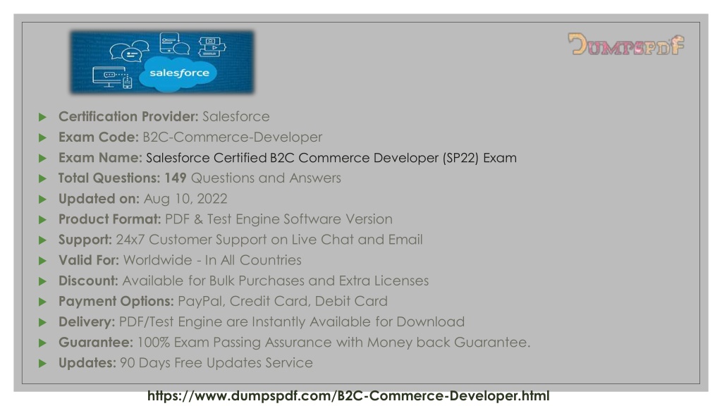 New B2C-Commerce-Developer Dumps Ppt