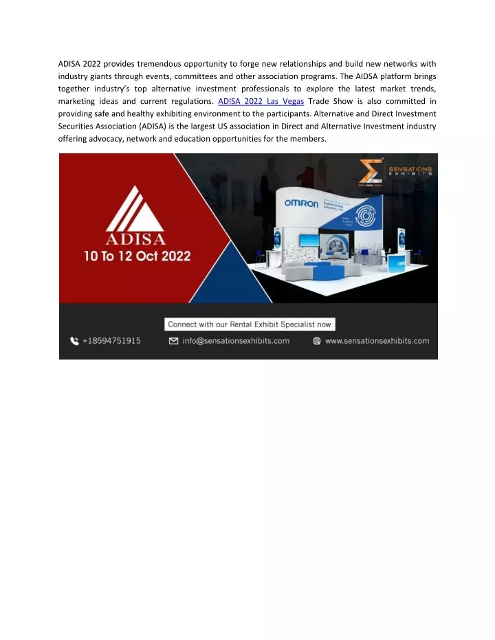 PPT ADISA Las Vegas PowerPoint Presentation, free download ID11526770