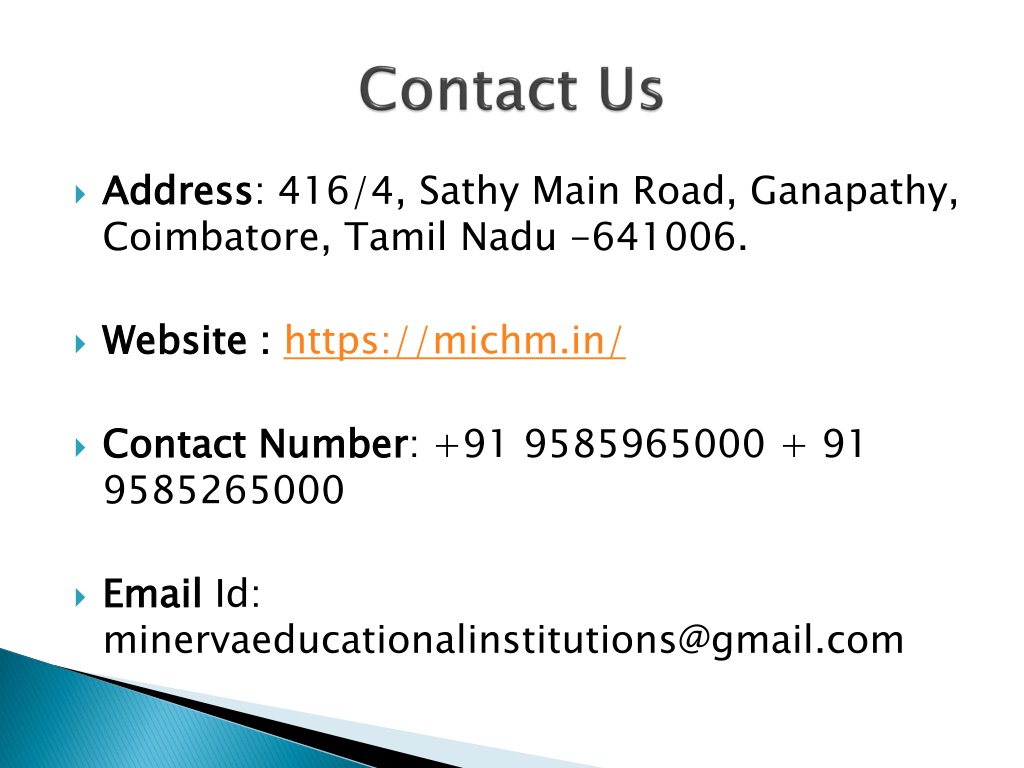 PPT - Hotel Management Courses In Coimbatore, Tamil Nadu PowerPoint ...