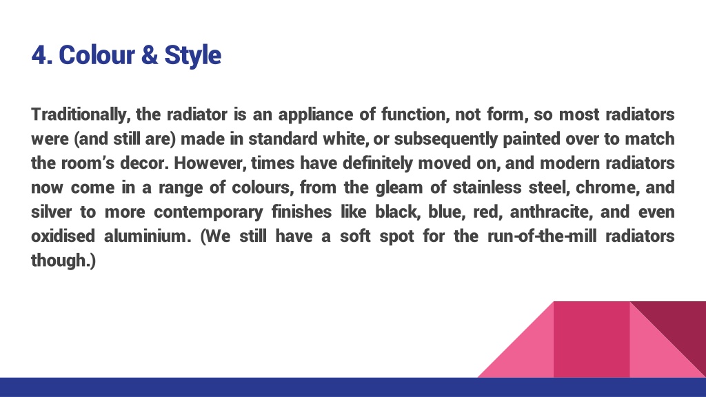 PPT - Tips for Choosing the Best Radiators for your Home PowerPoint ...