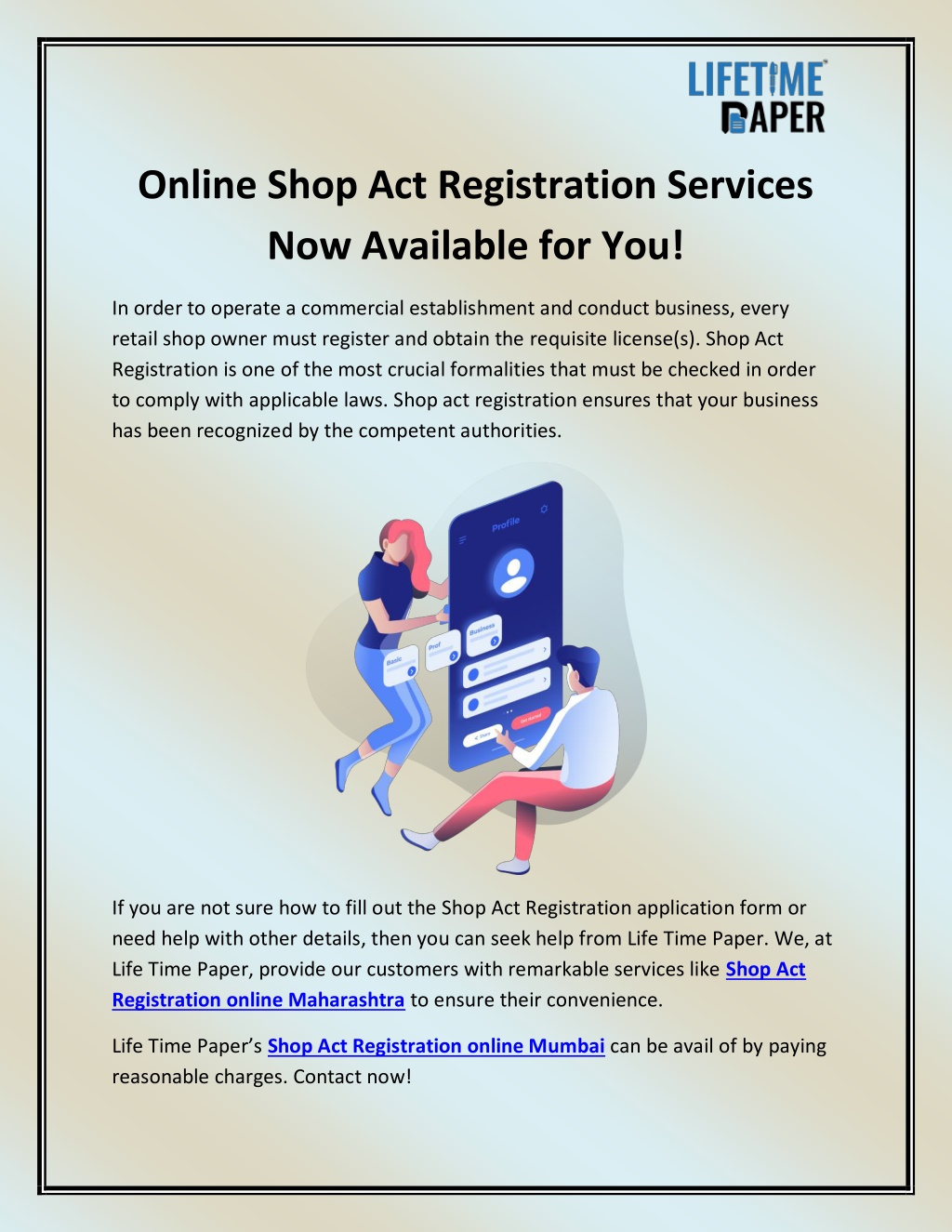 PPT Shop Act Registration online Maharashtra PowerPoint Presentation