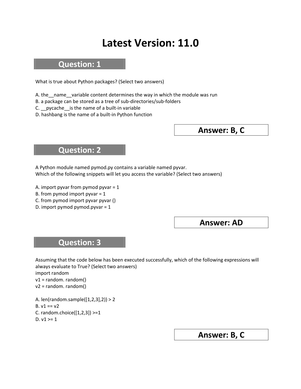 PCAP-31-03 Tests