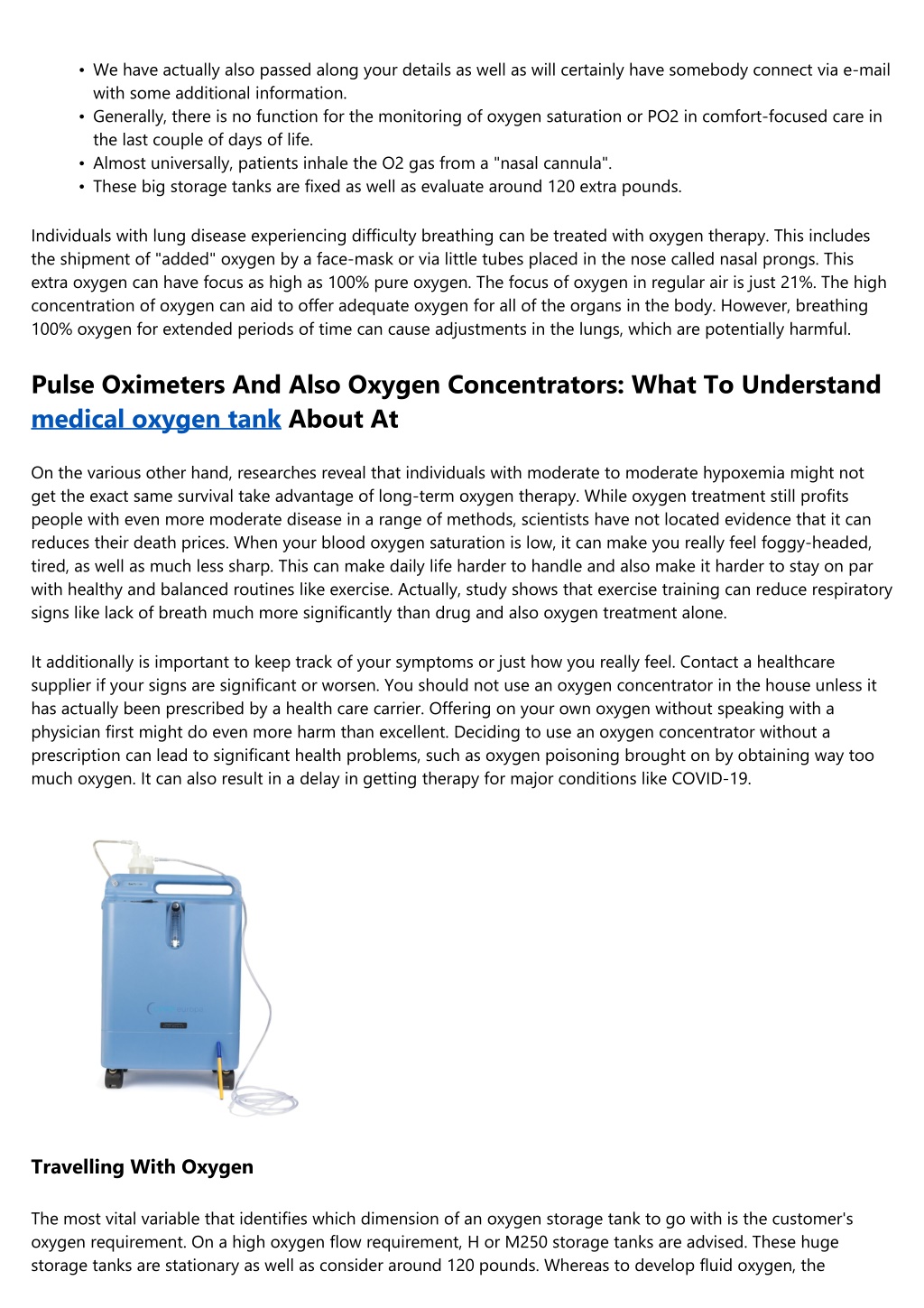 PPT - The 7 Major Advantages Of Supplementary Oxygen Treatment ...