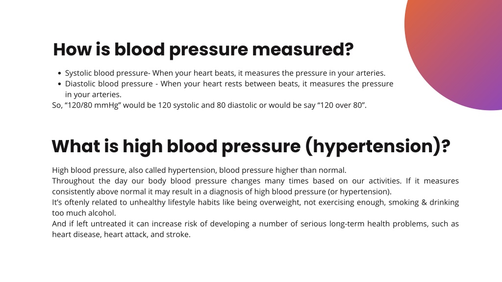 PPT - High Blood Pressure - Symptoms, Causes & Treatment PowerPoint ...