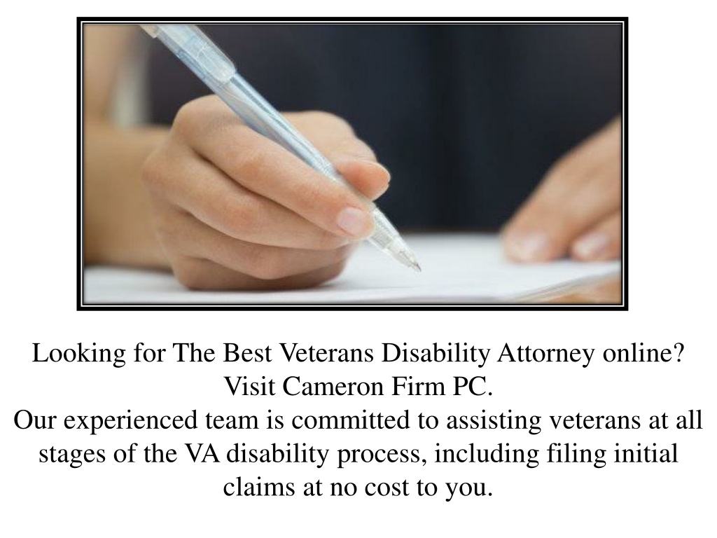 PPT - The Best Veterans Disability Attorney PowerPoint Presentation ...