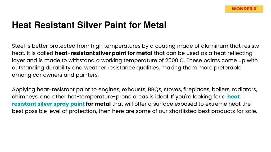 Tips to Use Silver Spray Paint for Metal Surfaces, by Trywonderx